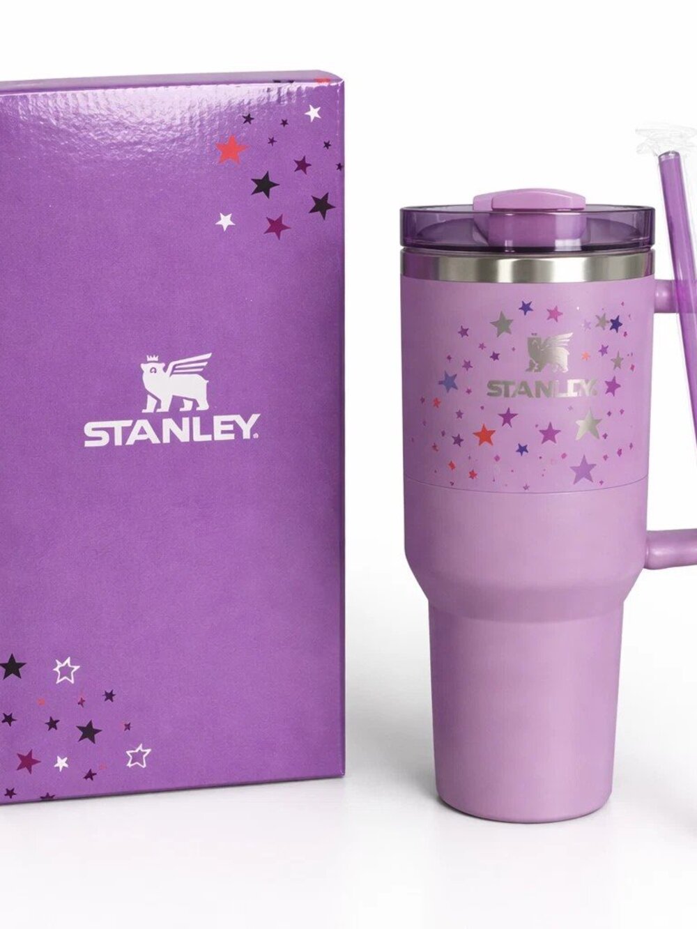 PURPLE w/ STARS TUMBLER 40oz